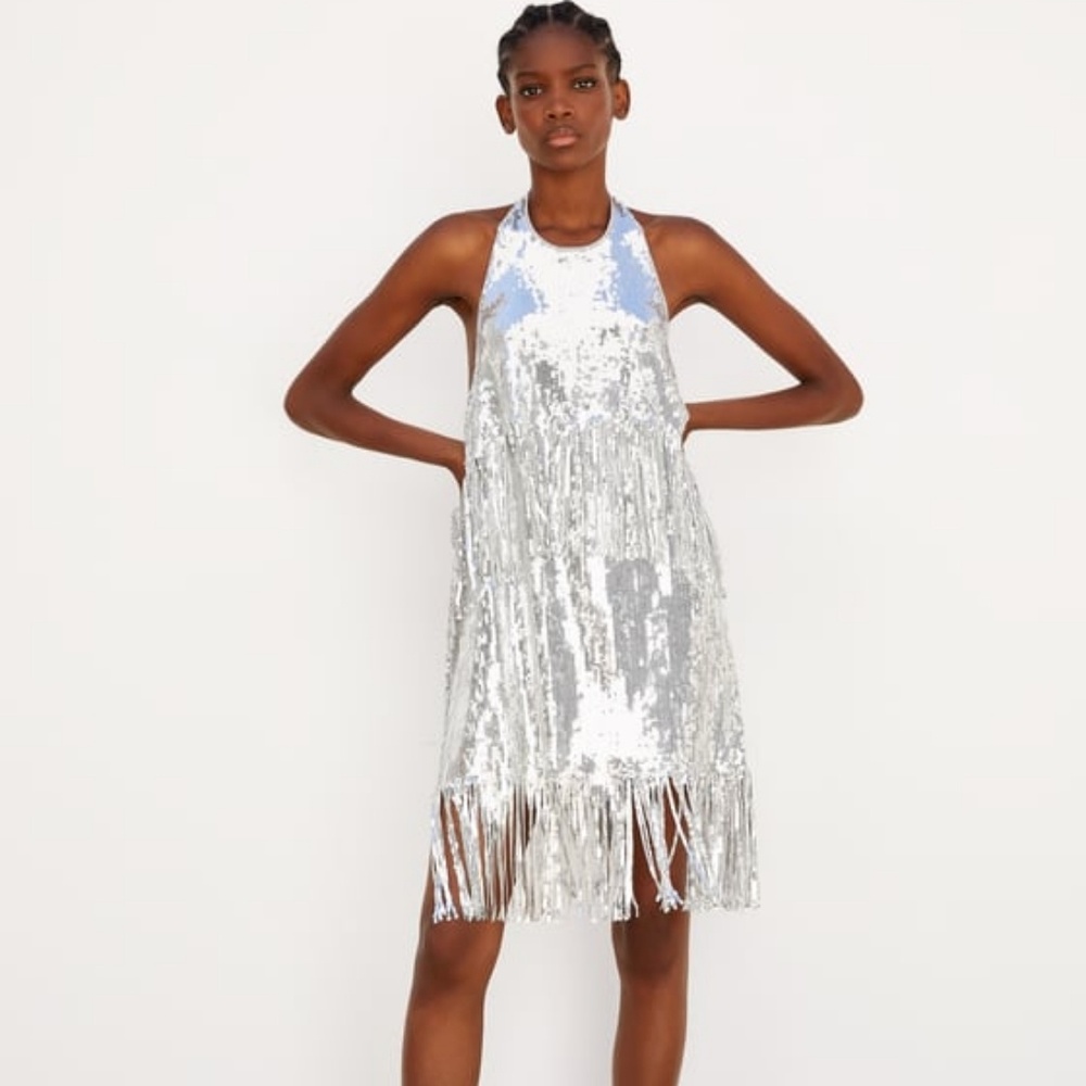 🌲RESTOCK !Zara limited edition sequin dress(7901) - Picture 3 of 6